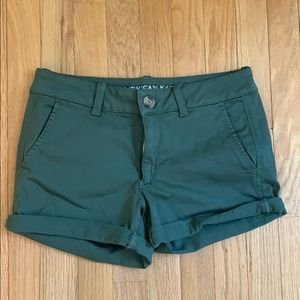 AE Green shorts